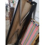 large vintage projector screen .