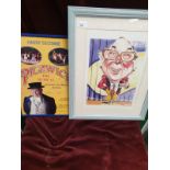 Framed Poster Pickwick With Signatures Harry Secombe, David Candy, Roy Castle ect.