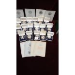 17 Pure Silver Mint Coins Keiler Umschlagsthaler all Boxed AND Certificates.