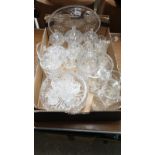 Large Box Of Assorted Crystal