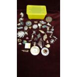 Large Selection Costume Jewellery To Include Plaid Brooch Deco Lady Brooch ect