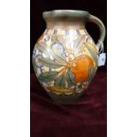 Large Stunning Charlotte Rhead Tube Lined Water Jug Tube Lined Oranges and Lemons Pattern Signed