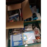 3 boxes of phone covers and misc new items .