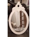 Ornate style contemporary mirror.