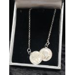 Silver 925 coin necklace.