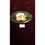Early Moorcroft Dish Hibiscus Pattern 16cm x19cm
