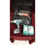 Black And Decker Drill Boxed And Makita Cordless Drill With Charger sas