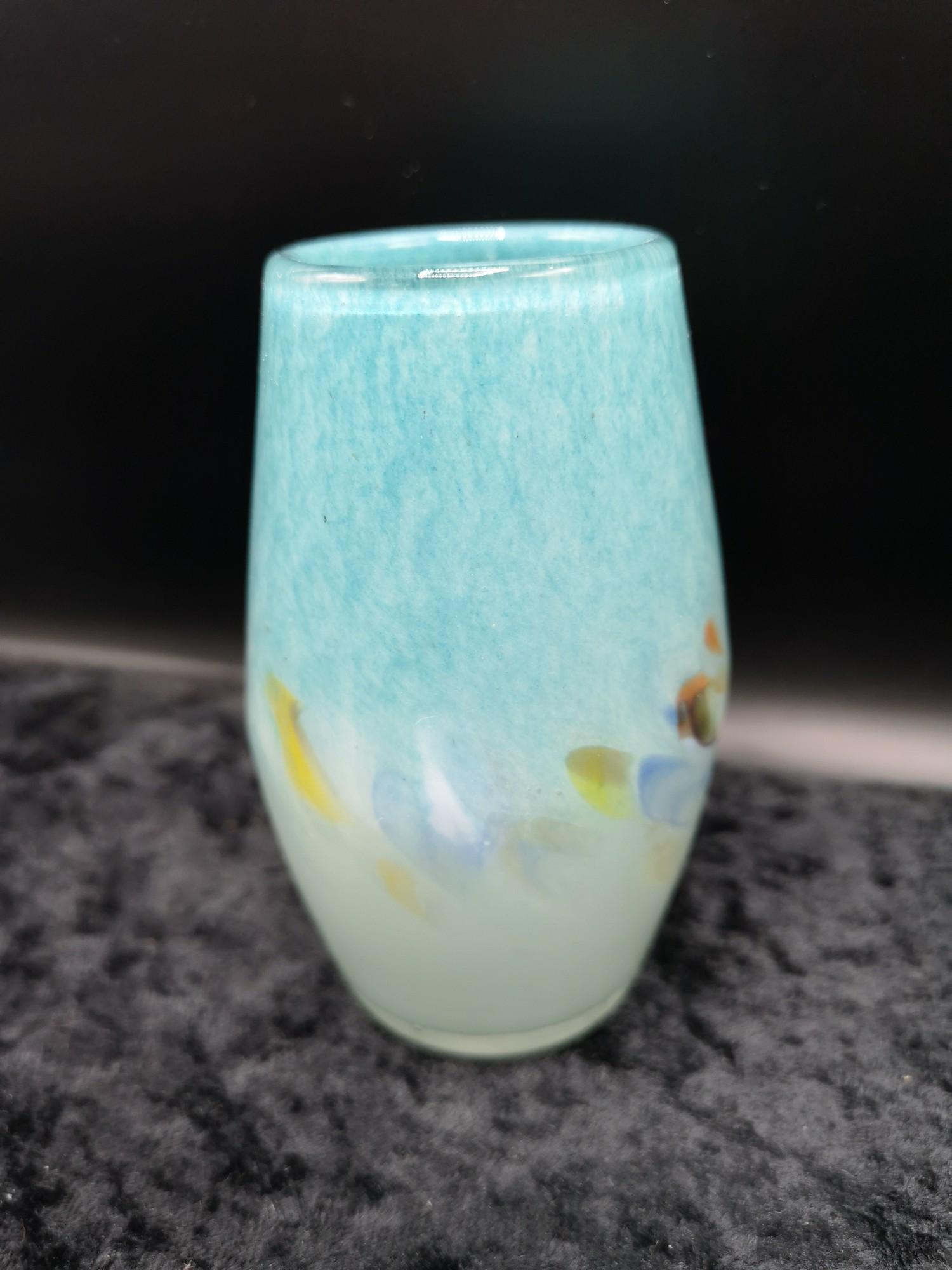 Scottish glass Strathearn vase. - Image 2 of 2