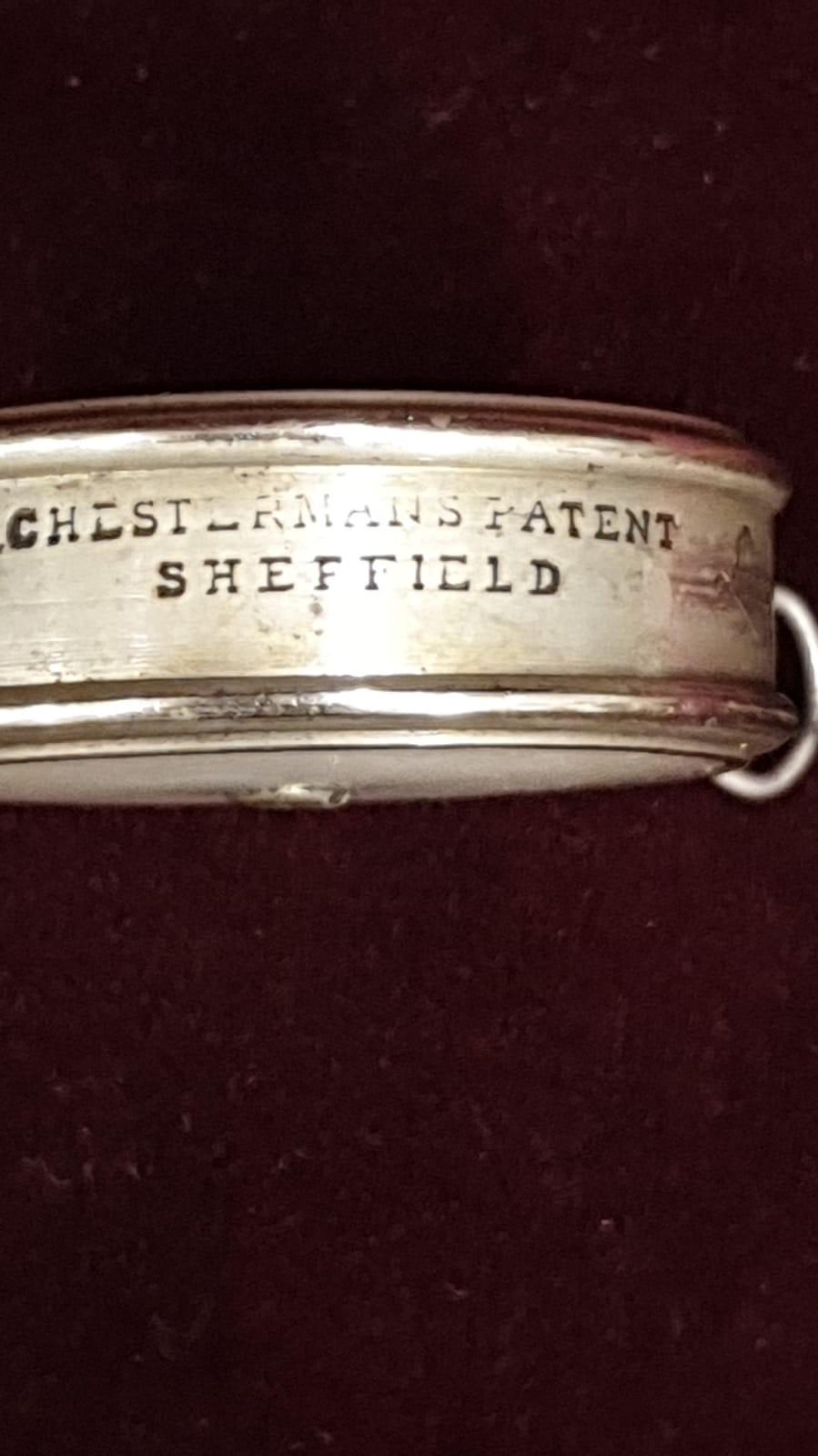 Early 1900s ladies mother of pearl measuring chester patient sheffield tape. - Image 3 of 3