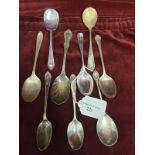 Selection Of Silver Hallmarked Heavy Spoons184g