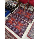 2 interior rugs.