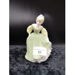 Royal doulton figure fair maiden hn 2211.