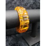 Amber style bracelet / bangle.