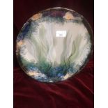 Large scottish pottery plate.