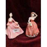 2 Coalport figures.