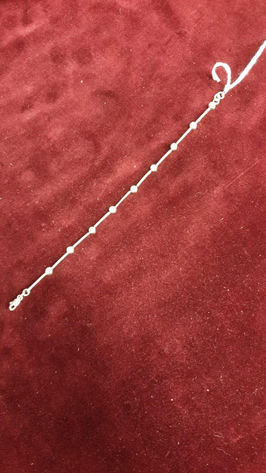 Silver 925 tennis bracelet.