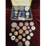 Collection of collectable coins.