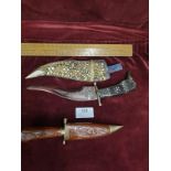 2 Arabic / Asian Daggers With Sheaths
