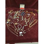 Large lot of jewellery to include celtic brooch etc.