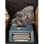 Olivette studio 46 typewriter with case.