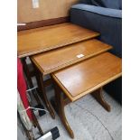 Retro Teak nest of tables.