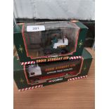 2 Boxed Corgi Eddie Stobart vehicles .