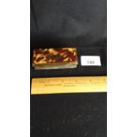 Stunning Horn And Tortoise Shell Victorian Snuff Box