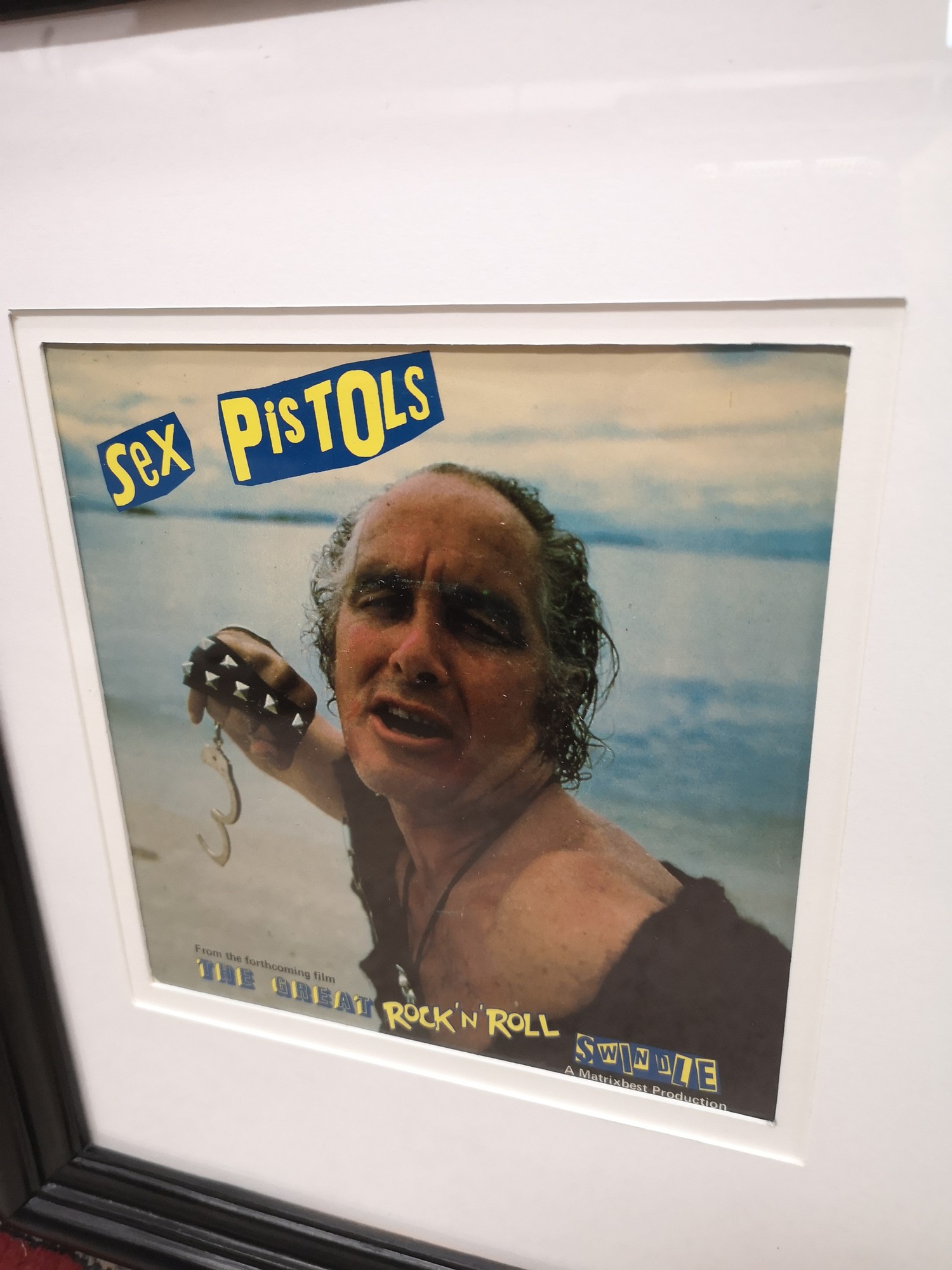 Framed set of 4 sex pistols record In the fitted framing. - Image 2 of 5