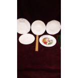 4 Belleek Pottery Christmas Plates Backstamps As Photos