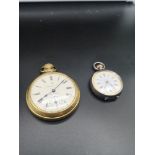 Ingersoll triumph London Ltd pocket watch needs service together with small Edwardian silver