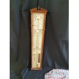 Large Admiral Fitzroy Barometer With Atmopheric Tester