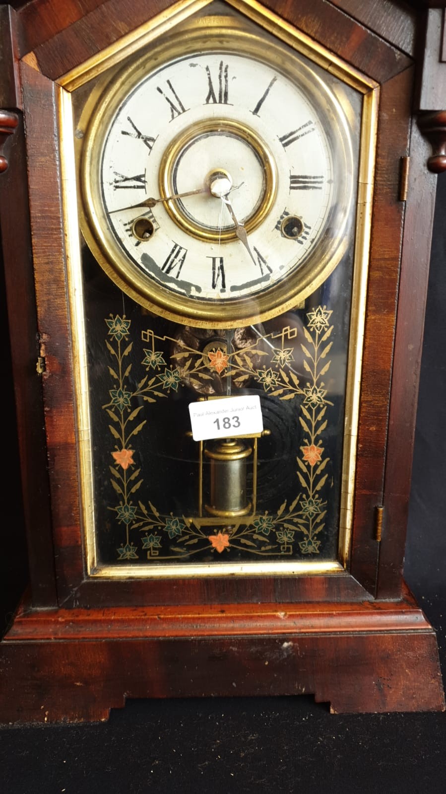 Stunning Antique Clock With Rare Barrel Pendulum - Image 2 of 2