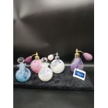 Collection of caithness perfume bottles etc.