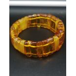 Amber ornate bracelet.