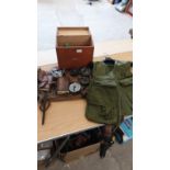 Selection Of Fishing Tackle Reels Jacket Bag Ect