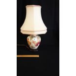 Large Moorcroft Table Lamp Butterfly Pattern Stands 45CM Tall.