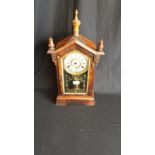 Stunning Antique Clock With Rare Barrel Pendulum