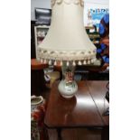Large Royal winton lustre table lamp.