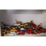 Lot of playworn vehicles includes match box etc