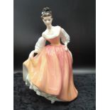 Royal doulton figure fair lady modelled by Peggy Davies hn2835.