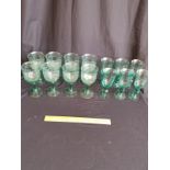 Large collection of stunning Ornate glasses.