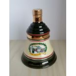 Bells Christmas 1990 decanter full sealed with box.