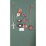 Selection Of Scottish Jewellery ect