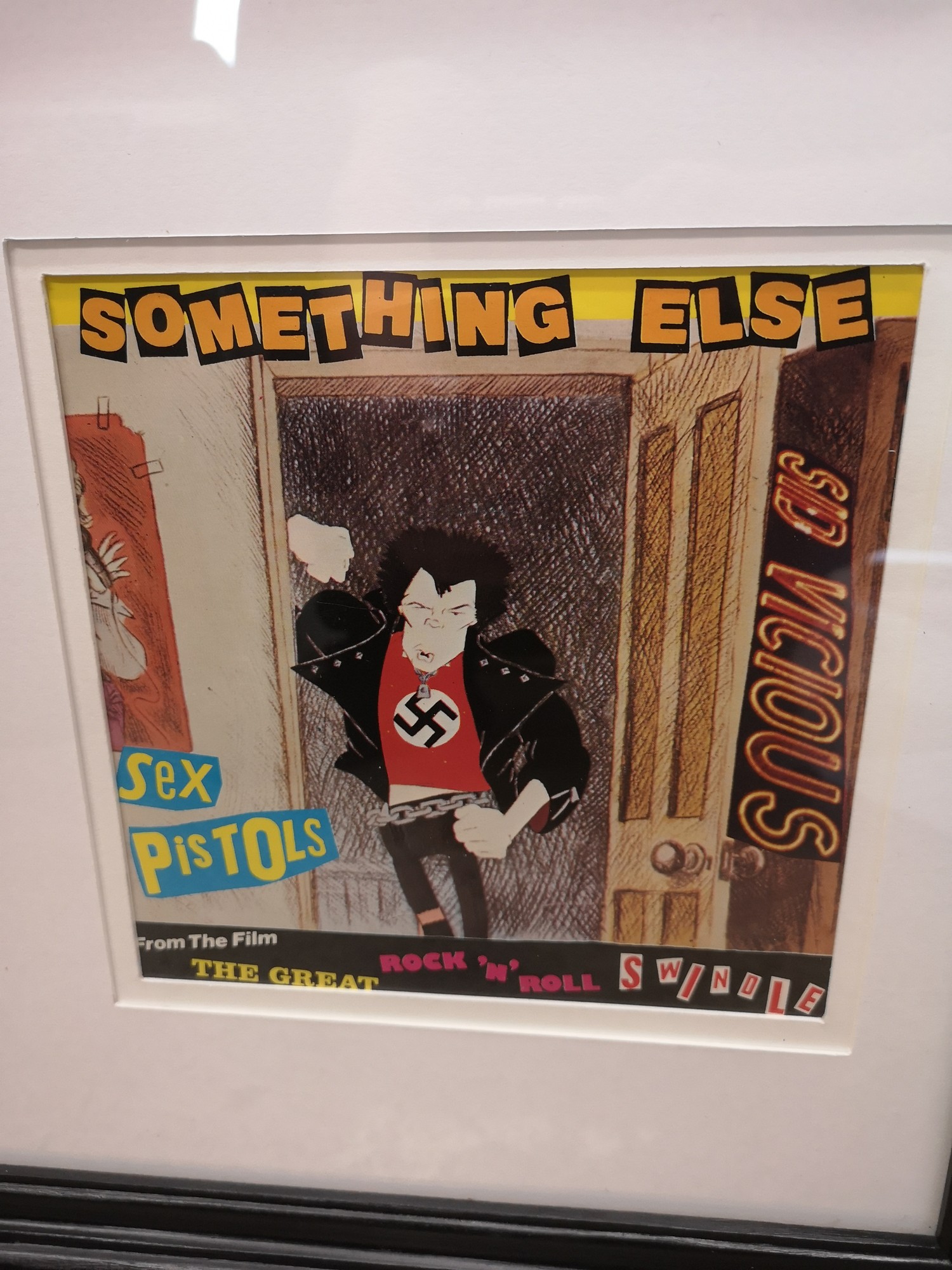 Framed set of 4 sex pistols record In the fitted framing. - Image 5 of 5