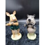 2 Beswick musical pig band no instrument s.