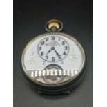 Silver Hall marked breguet pocket watch.