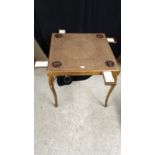 Arts and crafts games table with support And pull out slides.