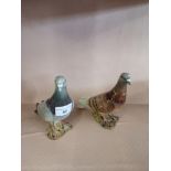 2 Beswick pigeon figure. 1 af.