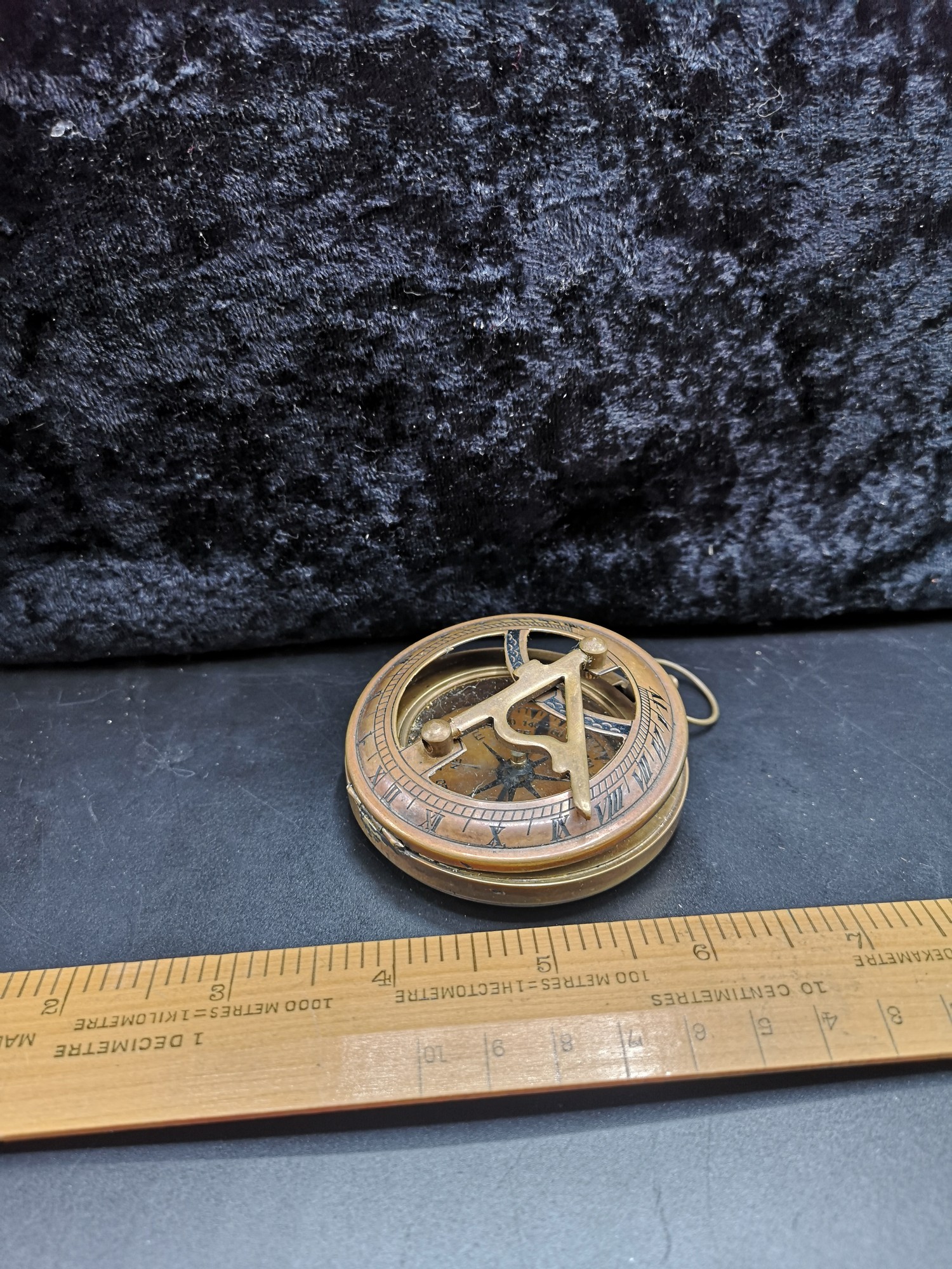 F Barker and sons London ornate compass dated 1904. - Image 4 of 5