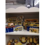 Collection of weetabix models includes trucks etc.
